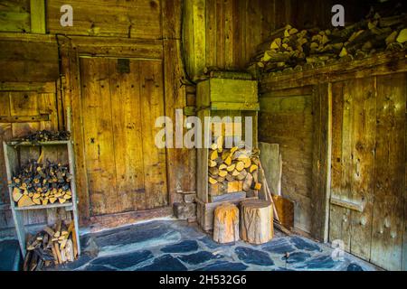 Rural house in Saint Nicolas de Verosce in Haute Savoie, France Stock Photo