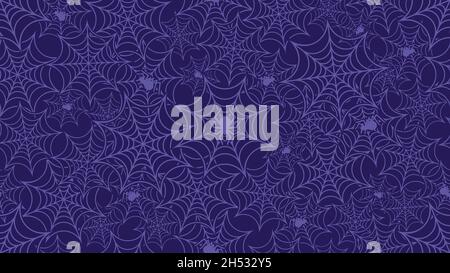 Spider web pattern. Seamless pattern, texture print. Stock Vector