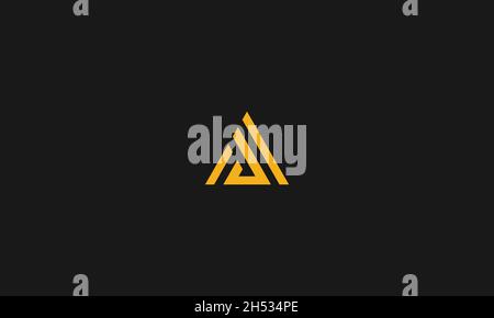 LETTERS AF LOGO DESIGN WITH NEGATIVE SPACE EFFECT FOR ILLUSTRATION USE Stock Vector
