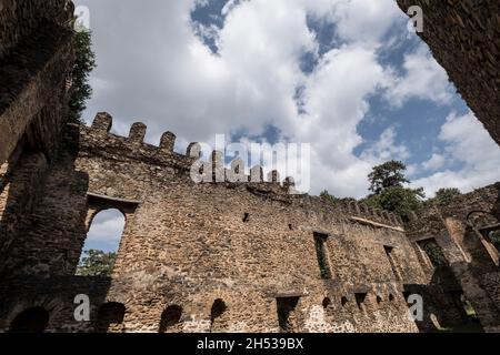 Gondar, castle, Ethiopia, Ahmara region, Africa Stock Photo