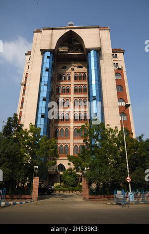 Sesquicentenary Building of Calcutta High Court. Shahid Khudiram Bose road (old Auckland road). Kolkata, West Bengal, India. Stock Photo