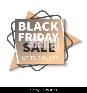 Black friday sale logo vector design Stock Vector
