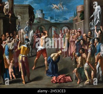 Martyrdom of St Paul 1620 Giovanni Antonio Molineri 1577-1631 Italy- Italian Stock Photo