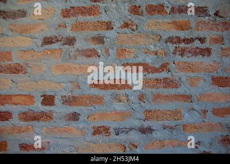 Surface of an unfinished brick wall, rustic, background and texture Stock Photo