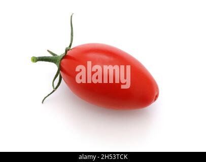 single tomato isolated on white background Stock Photo