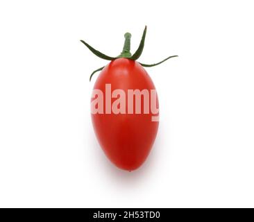 single tomato isolated on white background Stock Photo