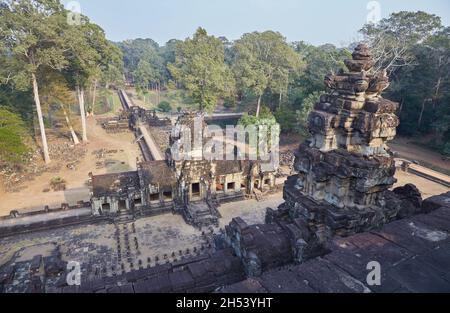 A view from Baphuon Temple, commissioned around the year 1060 by King Udayadityavarman II as his state temple Stock Photo