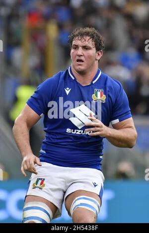 Michele LAMARO ITA during the Test Match Rugby Italy vs All