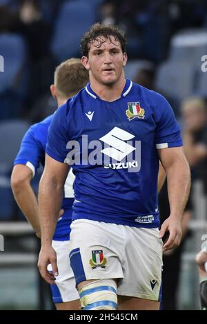 Michele LAMARO ITA during the Test Match Rugby Italy vs All