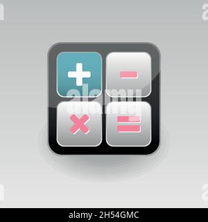 App icon calculator vector set eps 10 Stock Vector