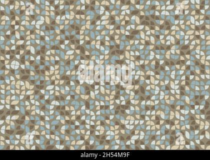 Abstract Geometrical generative computational art illustration Stock Vector