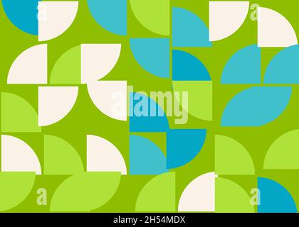 Abstract Geometrical generative computational art illustration Stock Vector