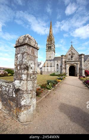 Notre Dame de la Clarté Church. Beuzec-cap-Sizun. Bretagne. France. Stock Photo