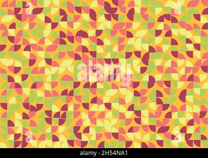 Abstract Geometrical generative computational art illustration Stock Vector