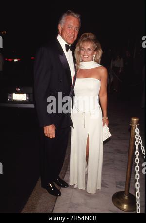 Lyle Waggoner and wife Sharon Kennedy 1992 Credit: Ralph Dominguez ...