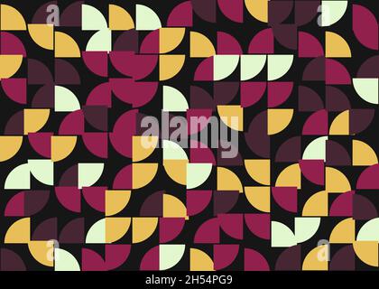 Abstract Geometrical generative computational art illustration Stock Vector