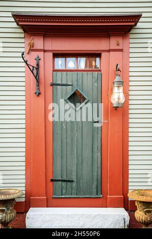 New England Entrance in Portsmouth NH, USA Stock Photo