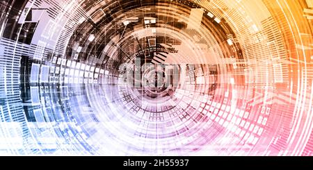 Software Engineering With A Technical Concept Art Stock Photo