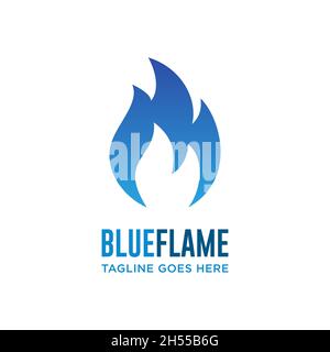 Flame, fire logo vector stock illustration design template. Vector eps 10. Stock Vector