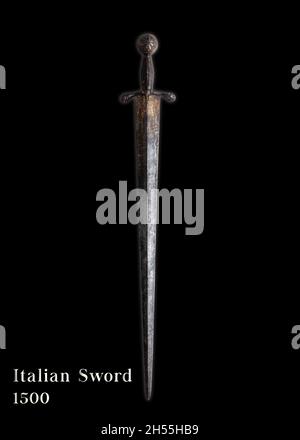 Swords on a white background illustration Stock Photo - Alamy