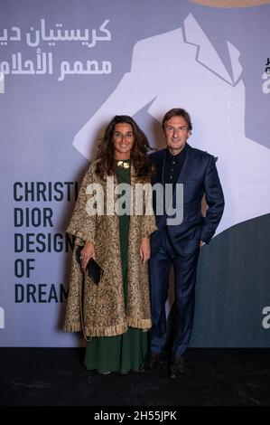 Fendi CEO Pietro Beccari and his wife Elisabetta Beccari attend the, WireImage