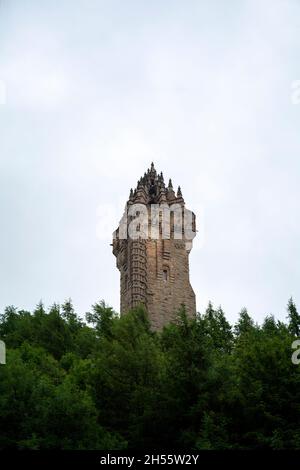 National Wallace Monument in Scotland Stock Photo