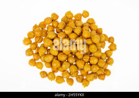 Vegetarian meals. Boiled chickpeas Studio Photo Stock Photo