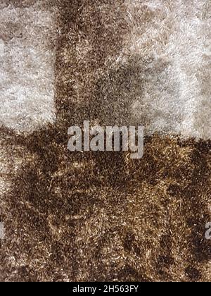 Gray gradient carpet texture closeup. Top view, full screen. Stock Photo