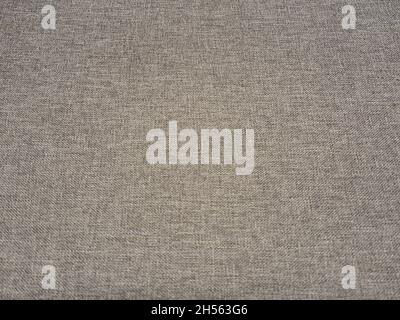 Linen fabric, gray fabric background with discreet details. Full screen. Stock Photo