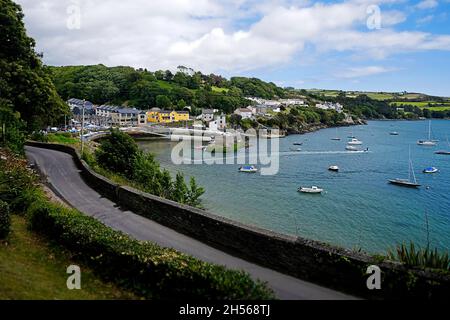 The Quaint Village of Glandore in West Cork Ireland Stock Photo