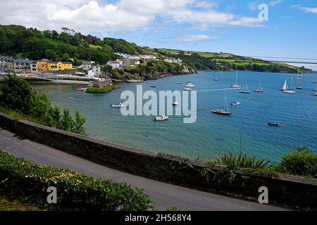 The Quaint Village of Glandore in West Cork Ireland Stock Photo