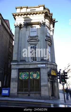 Elegant building, Mosley Street, Newcastle upon Tyne Stock Photo