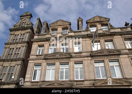 Elegant Buildings, Newcastle Town Centre, Newcastle upon Tyne Stock Photo