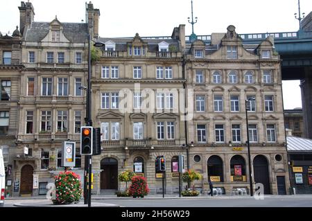 Elegant Buildings, City centre, Newcastle upn Tyne Stock Photo