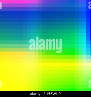 Pixel square color abstract background. Digital glitch. Technological banner. Vector illustration Stock Vector