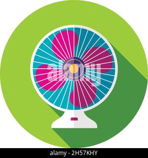 Ventilator vector icon. Summer. Summertime. Holiday. Vacation, eps 10 Stock Vector