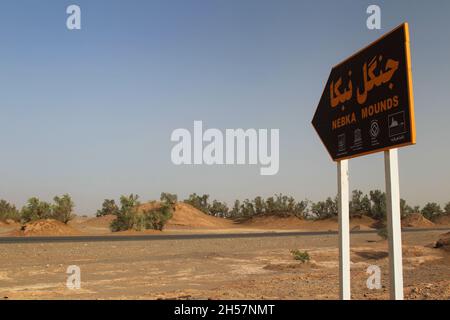 Nebka, Desert Lut Stock Photo