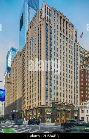 Pennsylvania Railroad Suburban Station, aka One Penn Center, holds on to its Art Deco facade but lost long-distance rail service decades ago. Stock Photo