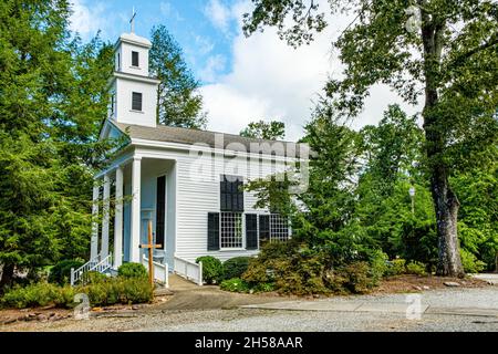 Grace-Calvary Episcopal Church, East Green Street, Clarkesville, Georgia Stock Photo