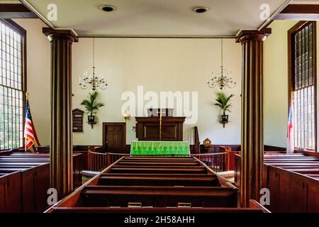 Grace-Calvary Episcopal Church, East Green Street, Clarkesville, Georgia Stock Photo