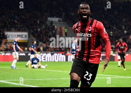 Milan, Italy. 07 November 2021. Alessandro Bastoni of FC Internazionale ...