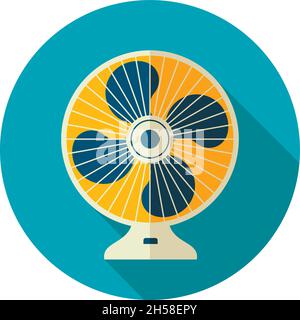 Ventilator vector icon. Summer. Summertime. Holiday. Vacation, eps 10 Stock Vector
