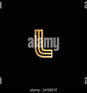 Premium Vector L Logotype for luxury branding. Elegant and stylish design for your Elite company. Stock Vector