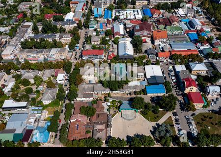 Cahul in Moldawien aus der Luft Stock Photo