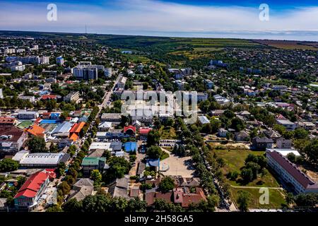 Cahul in Moldawien aus der Luft Stock Photo