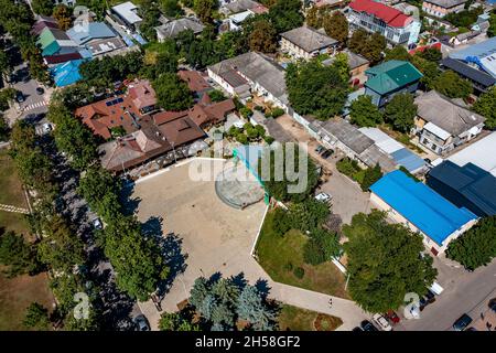 Cahul in Moldawien aus der Luft Stock Photo