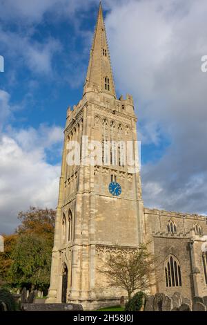 St Peter's Church, Church Street, Oundle, Northamptonshire, England, United Kingdom Stock Photo
