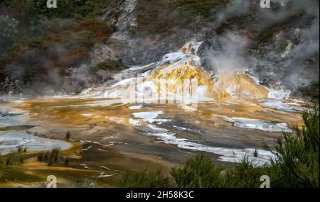 Silica mineral formation from thermal activity at Orakei Korako ...