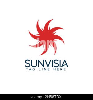 Business logo circle star design. Stock vector illustration isolated Stock Vector