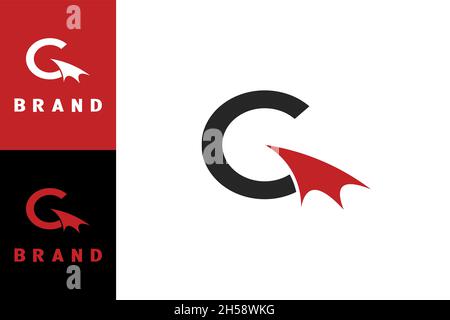 Letter C arrow logo design concept. Stock Vector
